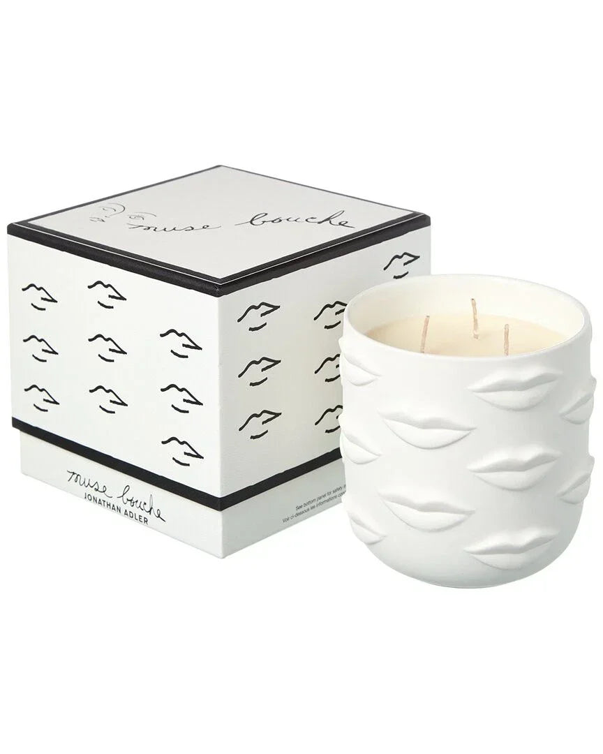 Adler Muse Bouche 3-Wick Candle White Ns